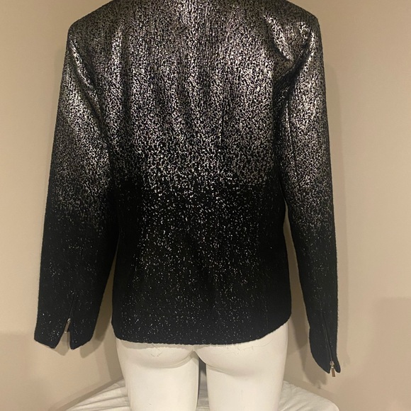 Black and Silver Jones New York signature zip up , excellent condition, size 14 - Picture 4 of 4